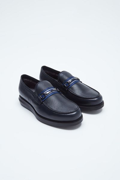 ROSSI Men's Genuine Leather Loafer Shoes 668 9228a Erk Ayk Sk23/24