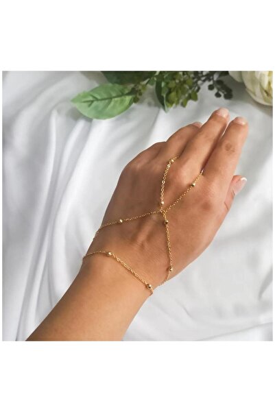 Bijustore Altın Kaplama Top Zincir Kadın Şahmeran