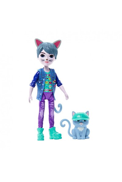 Enchantimals Popüler Karakter Bebekler - Cole Cat Hnt59