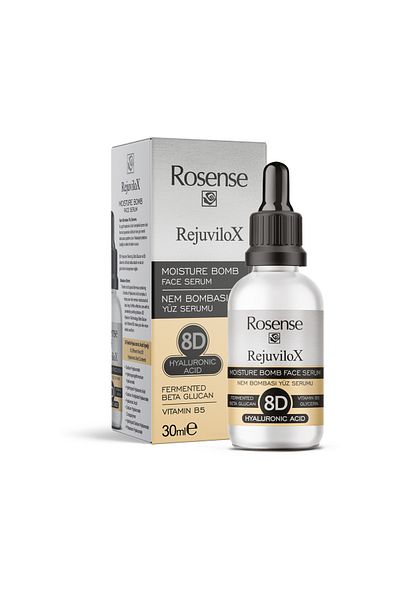 Rosense 8 D HYALURON AND BETA GLUCAN MOISTURE BOMBASE FACIAL SERUM
