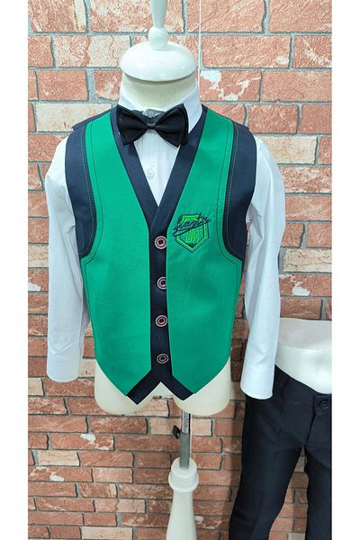 HAYTA Set cămașă pentru costum de vestă 9-12 luni/9 ani Miami