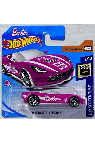 HOT WHEELS 14 Corvette Stingray Barbie - 2018 Serisi - 1/64 Ölçek