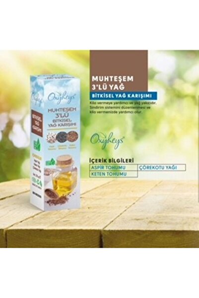 Oxyheys Muhteşem 3 Lü Bitkisel Yağ Karışımı