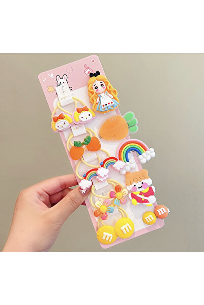 synshop Kawai Hello Kitty My Melodi Cinnamoroll Веселка Квітка Гумова Шпилька...