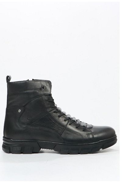 Hammer Jack Ανδρικές δερμάτινες μπότες Lewron Black