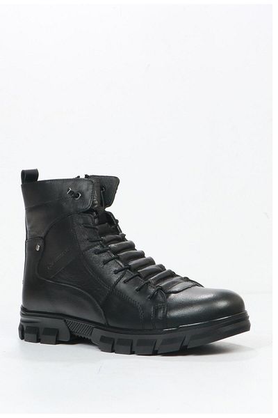 Hammer Jack Ανδρικές δερμάτινες μπότες Lewron Black