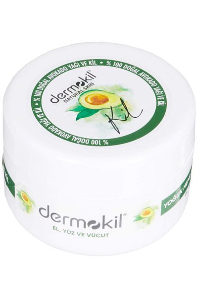 Dermokil Avocado Colored Hand Face Body Care Cream - 300 ml