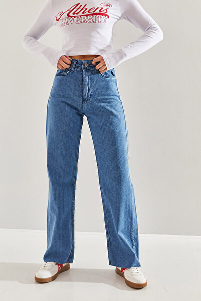 Bianco Lucci Women's Laser Cut Trousers