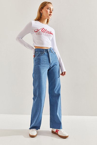 Bianco Lucci Lasergeschnittene Damenhose
