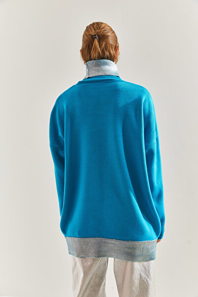 Bianco Lucci Women's Turtleneck Knitwear Sweater