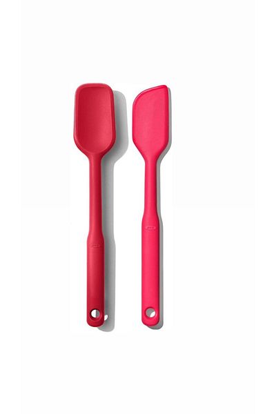 Oxo GG Silicone Spatula Spoon Set Red