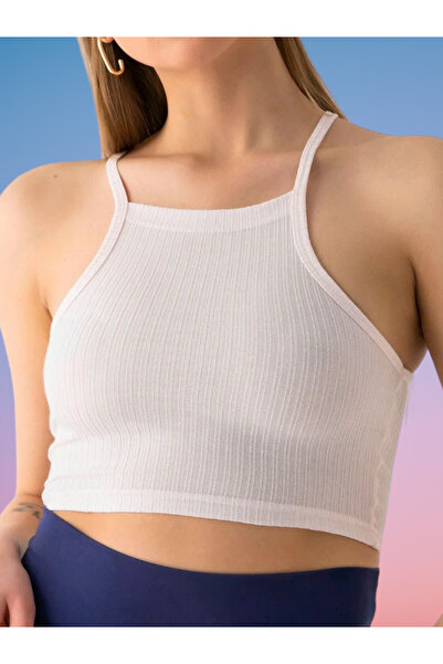 Feseme BÜSTİYER ASKILI KARE YAKA KENDİNDEN DESEN TOPARLAYICI XXS