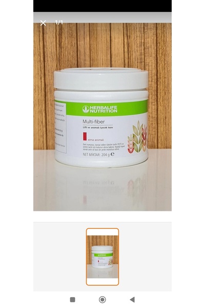 Herbalife Multi-Fiber Lifli ve Elma Aromolı İçecek Tozu