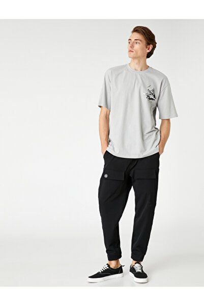 Koton Marvel Oversize-T-Shirt mit lizenziertem Rückendruck