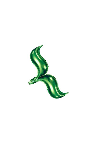 Bkmc TAIL GREEN FOIL BALLOON