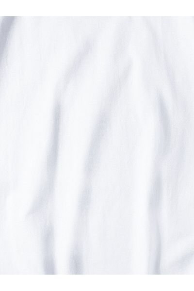 Jose Clothing ΜΠΛΟΥΖΑ UNISEX ΛΕΥΚΗ ΕΚΠΤΩΜΕΝΗ OVERSIZE ΚΟΝΤΟΜΑΝΙΚΗ
