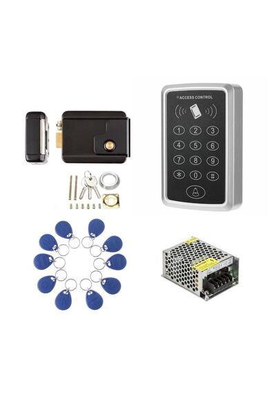 Electrimax Rfıd Şifreli Kapı Kilidi - Kartlı Geçiş Kontrol Sistemi