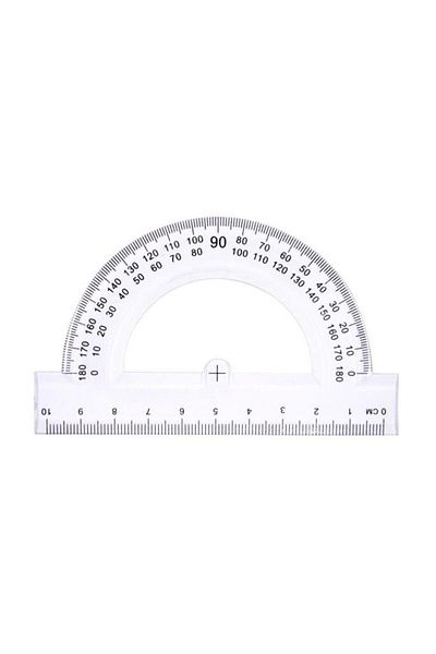 HATAS Minkale Plastic 180 Degree 10 Cm 0905 (36 PCS)
