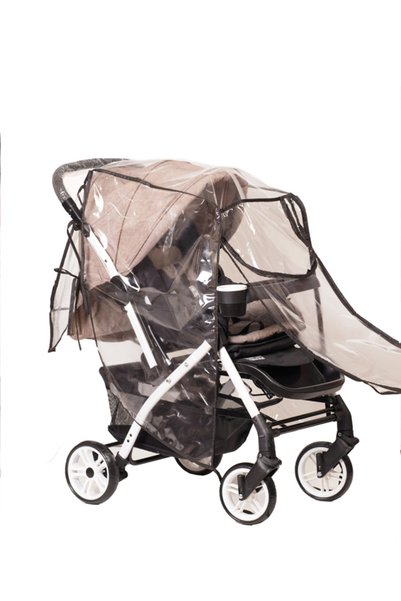 MELİKEM EV TEKSTİLİ Baby Stroller Zippered Raincoat