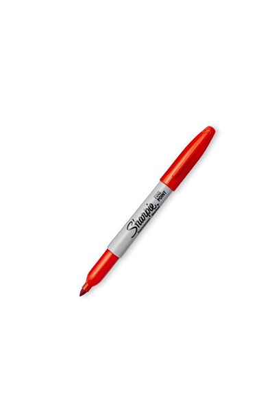 Sharpie Permanent Fine Optic Orange Marker - Set of 12
