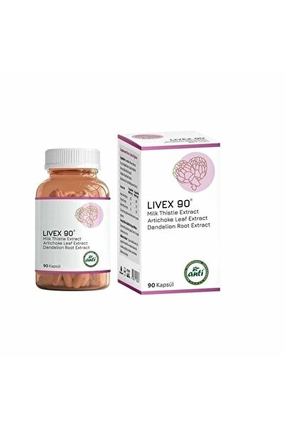 Anti Natural Livex 90 Enginar Deve Dikeni Kara Hindiba 90 Kapsül