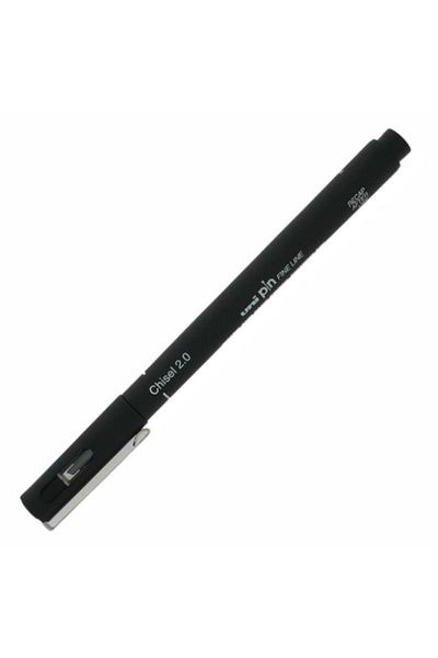 UNİ-BALL Uni-ball Pin 2.0 Fine Line Cut Point Pen (12 PCS) Black