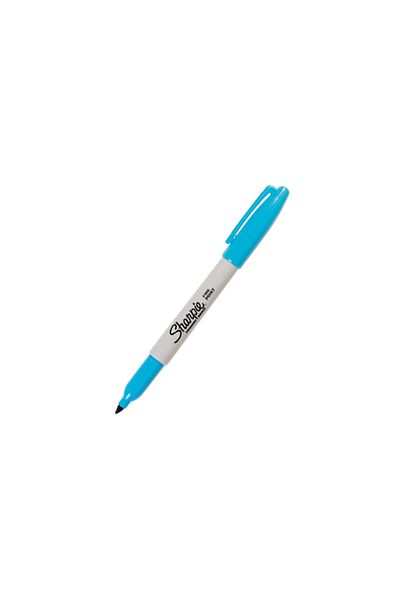 Sharpie Marker Permanent Fine Round Tip T. Blue (12 pcs)