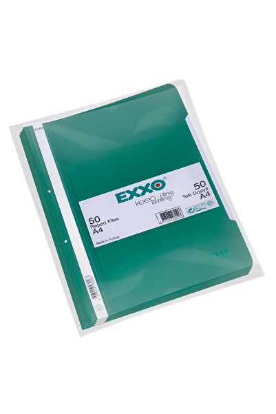 Exxo ملف سلكي بلاستيك A4 أخضر Tt125--50 Li