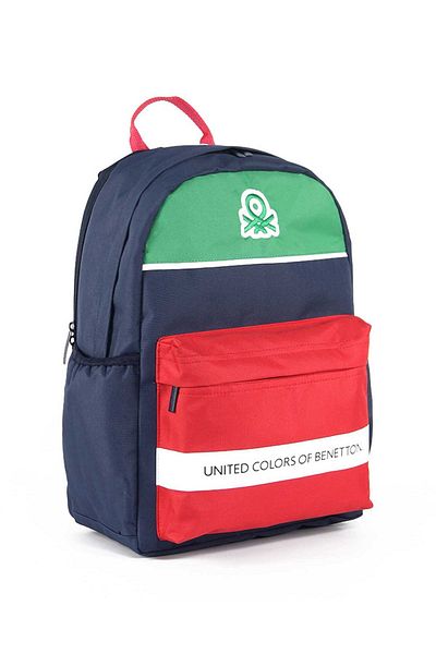United Colors of Benetton Boy's Benetton Double Compartment Primary School Backpack 03860