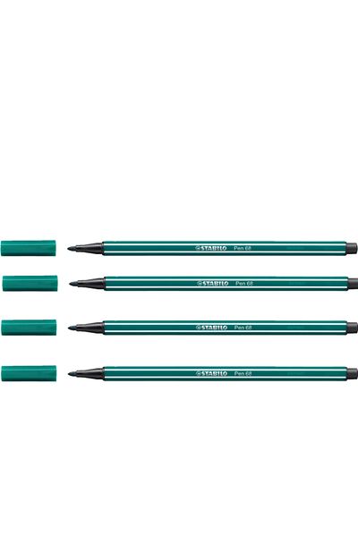 Stabilo 1 MM Turquoise Green Felt Tip Paint Pen - 68/53