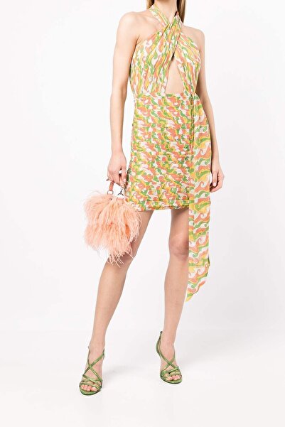 DCEY DE LA VALI Çiçekli Mini Elbise