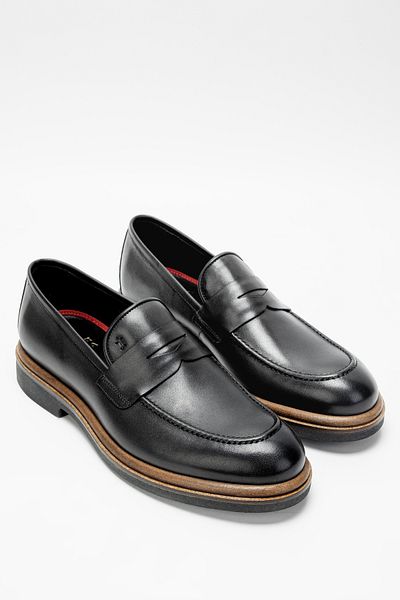 Tamer Tanca Men's Genuine Leather Loafer Shoes 537 3258 Erk Ayk Sk23/24