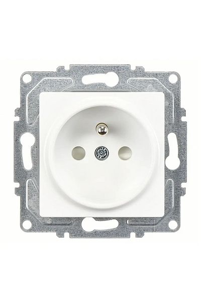 Günsan Eqona Radius Neoline Child Proof Ups Socket, White (MECHANISMAL KEY)