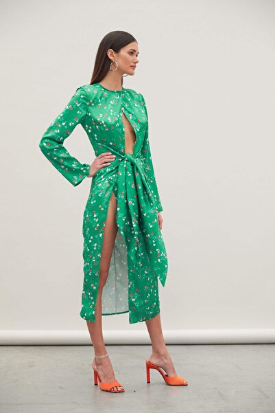 DCEY ATOIR Aries Yeşil Elbise