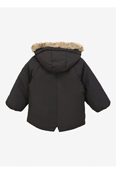 Koton Anthrazitfarbener Jungenmantel 4WMB00008TW - Kleinkind