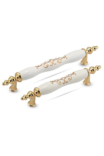 Arvax 96 mm. Yaldız Polimer Altın Lüks Mobilya Kulpu Mutfak Dolap Kapak Çekmece Kulp Modelleri