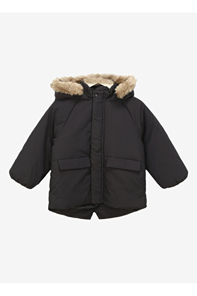 Koton Anthrazitfarbener Jungenmantel 4WMB00008TW - Kleinkind