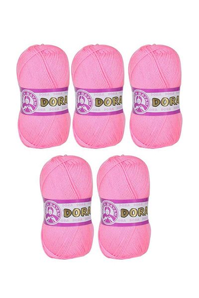 Ören Bayan Mlvx Ören Dora Hand Knitting Yarn 5 Pieces Code/Color: Light Pink 040 Blsm