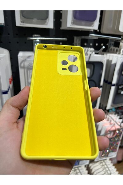 BCNCASE Xiaomi Redmi Note 12 Pro 5g Lansman Kamera Korumalı Içi Kadife Yumuşak Silikon
