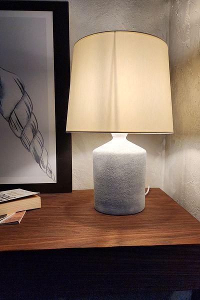 Qdec Vintage Ceramic Lampshade Cube Gray