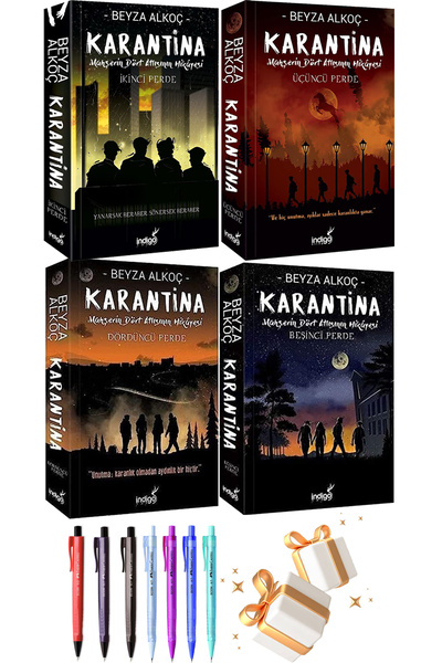 İndigo Kitap İndigo Karantina 2 - Karantina 3 - Karantina 4 ve Karantina 5 Be...