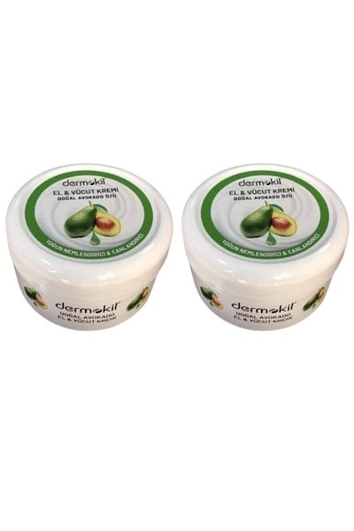 Dermokil 2x220 ml Avocado Extract Hand Face Cream