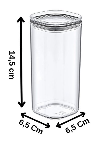 Tuka Home 6 Adet 320 ml Contalı Baharat Saklama Kabı