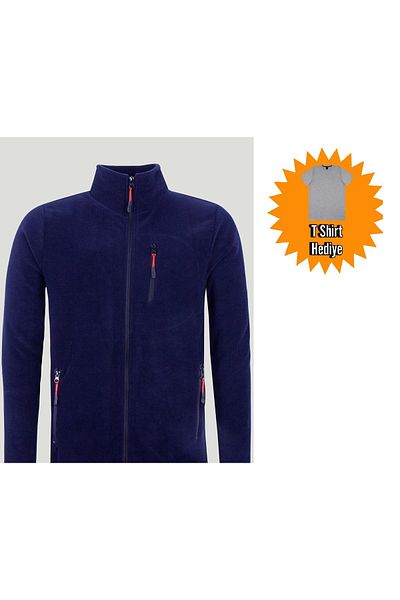 Four Man Ανδρικό μπλουζάκι Fleece Jacket Δώρο