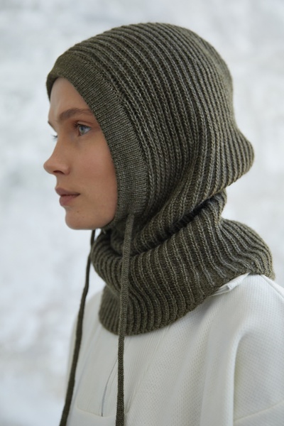InStyle Rona Knitwear Balaklava - Khaki