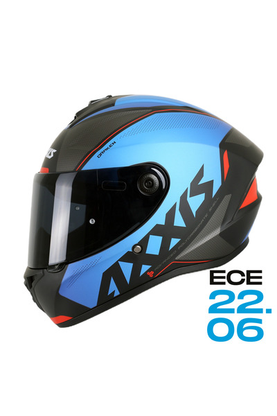 AXXIS Draken S E7 Matt Blue (Full Face) Motorcu Kaskı