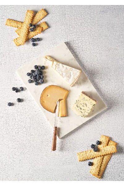 MALASH Natural Marble Cheese, Presentation Plate, Marble Supla 30x20 Cm