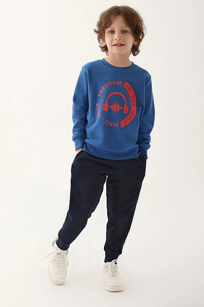 ROLY POLY THREE THREAD COTTON BICYCLE COLLAR BOY'S LONG SLEEVE Tracksuit Suit 3209