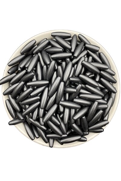 Hedef Bijuteri خرز نموذج عصا الشعير الكبيرة المعدنية المدخنة / أنثراسيت غير ا...