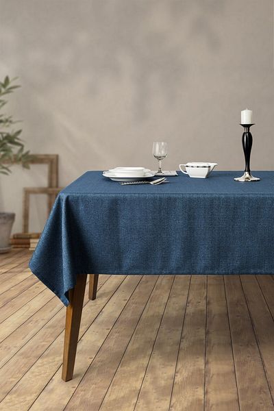 Denizli Concept Față de masă Grande rezistentă la pete bleumarin - Design elegant și modern